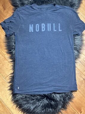 NOBULL “NOBULL” Graphic Tee Navy Blue Size Medium